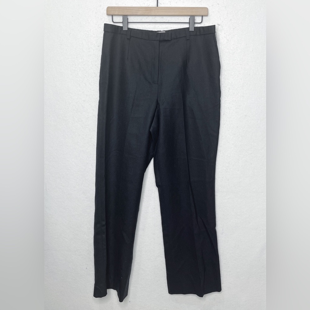 Pendelton Black 100% Virgin Wool Trouser Pants Made in USA Size 12P